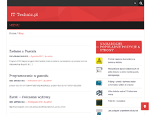 Tablet Screenshot of it-technic.pl